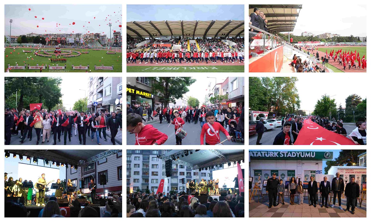 Kırklareli’nde 19 Mayıs Atatürk’ü Anma Gençlik ve Spor Bayramı’nın 104. Yıl dönümü büyük bir coşku ile kutlandı…