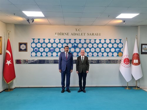 Valimiz Sayın Uğur Turan, Edirne Cumhuriyet Başsavcısı Mustafa Çakmak'a iade-i ziyarette bulundu...