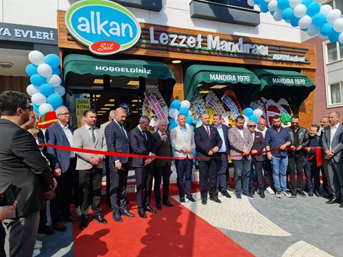 Vali Turan, Alkan Süt Firmasının Edirne Şubesi Açılış programına katıldı…
