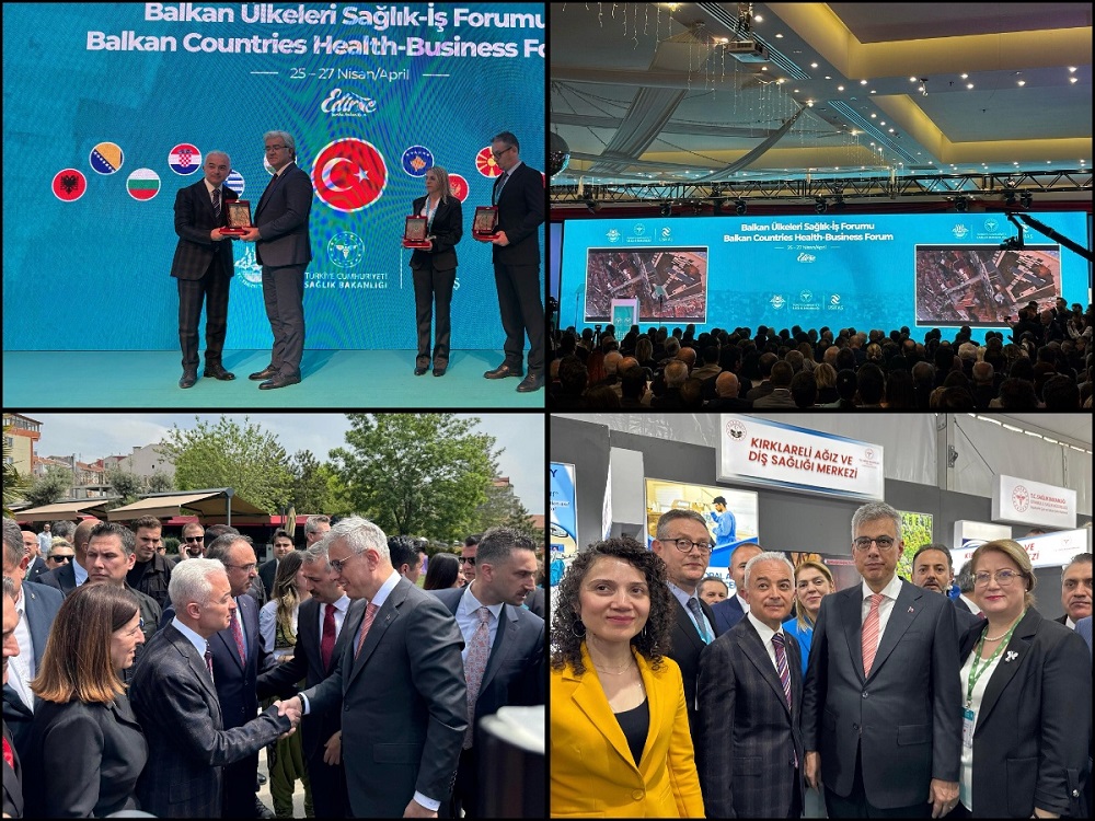 Vali Turan, Balkan Ülkeleri Sağlık-İş Forumuna katıldı…
